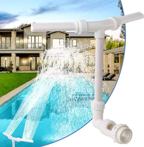 Poolhacker Pool Fountain for Above-ground Pool & Inground Pool Outdoor Waterfall
