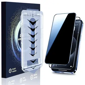 New MAGIC JOHN Premium Upgraded Privacy Screen Protector Dustproof Bubble-Free Design Ultra-Clear for iPhone & Samsung summerwins
