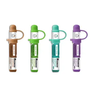 RodBod Essential Oil Aroma Stick, Portable Aroma Stick with Menthol & Plant Essential Oils, Pocket-Size Personal Care Accessory for Travel, Work, Study & Daily Use, 4 Scents