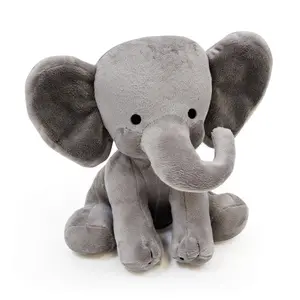 Choo Choo Express Plush Elephant Humphrey 9" Long x 8.5" Wide Soft 100% Polyester Toy for Infant Toddler