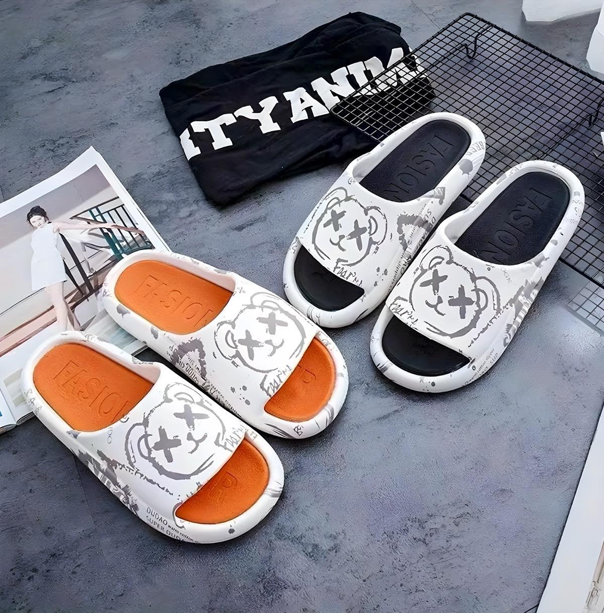 Women's Smuggy Slipper Footwear with Unique Graphic Design for Stylish Outfits - Walking Shoes, for men, for women, top slippers choices