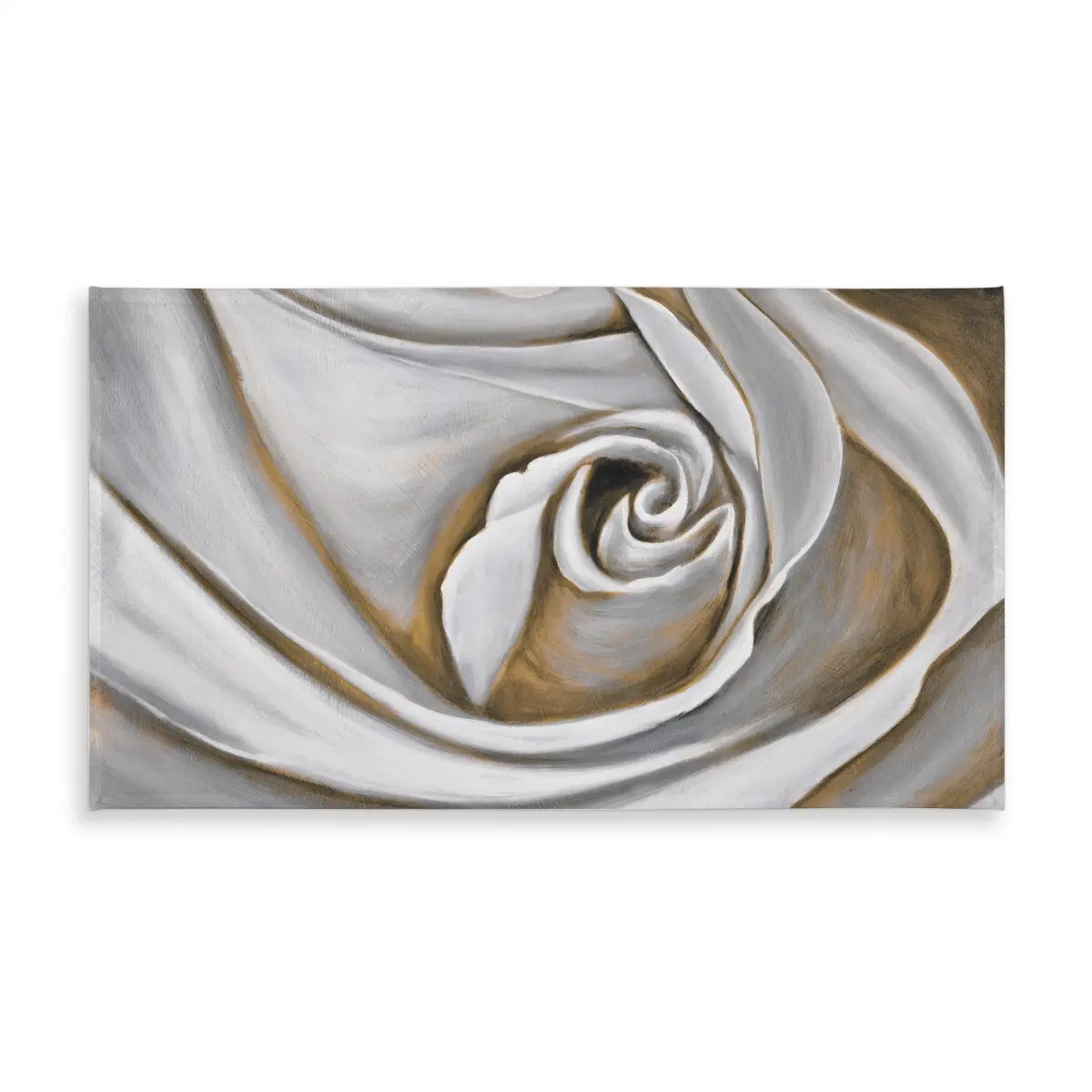 Large White Rose Closeup Tablecloth (58x102in) - 360 Stand, Water Resistant, Botanical Design, Outdoor Safe Tablecloths for Dining Tables, Wedding/Garden Rustic Use, Elevate Home Decor, Indoor/Outdoor Furniture Accessory