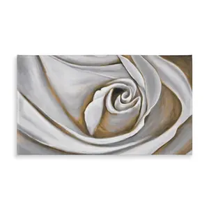 360 Stand Large White Rose Closeup Tablecloth - 58x102 in., Water Resistant, Botanical Design, Indoor/Outdoor Romantic Floral Decor for Dining Tables, Dinner Parties, Casual Meals to Elevate Home Decor, Dinner Party