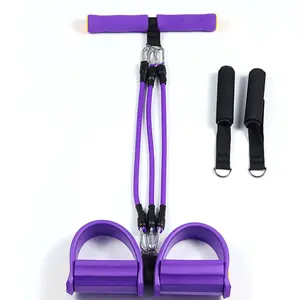 Pedal Puller Resistance Band Set – Multifunction Sit-Up Assistant, Elastic Pull Rope for Abdominal Workout, Leg & Butt, Shoulder Stretch, Home Fitness Equipment