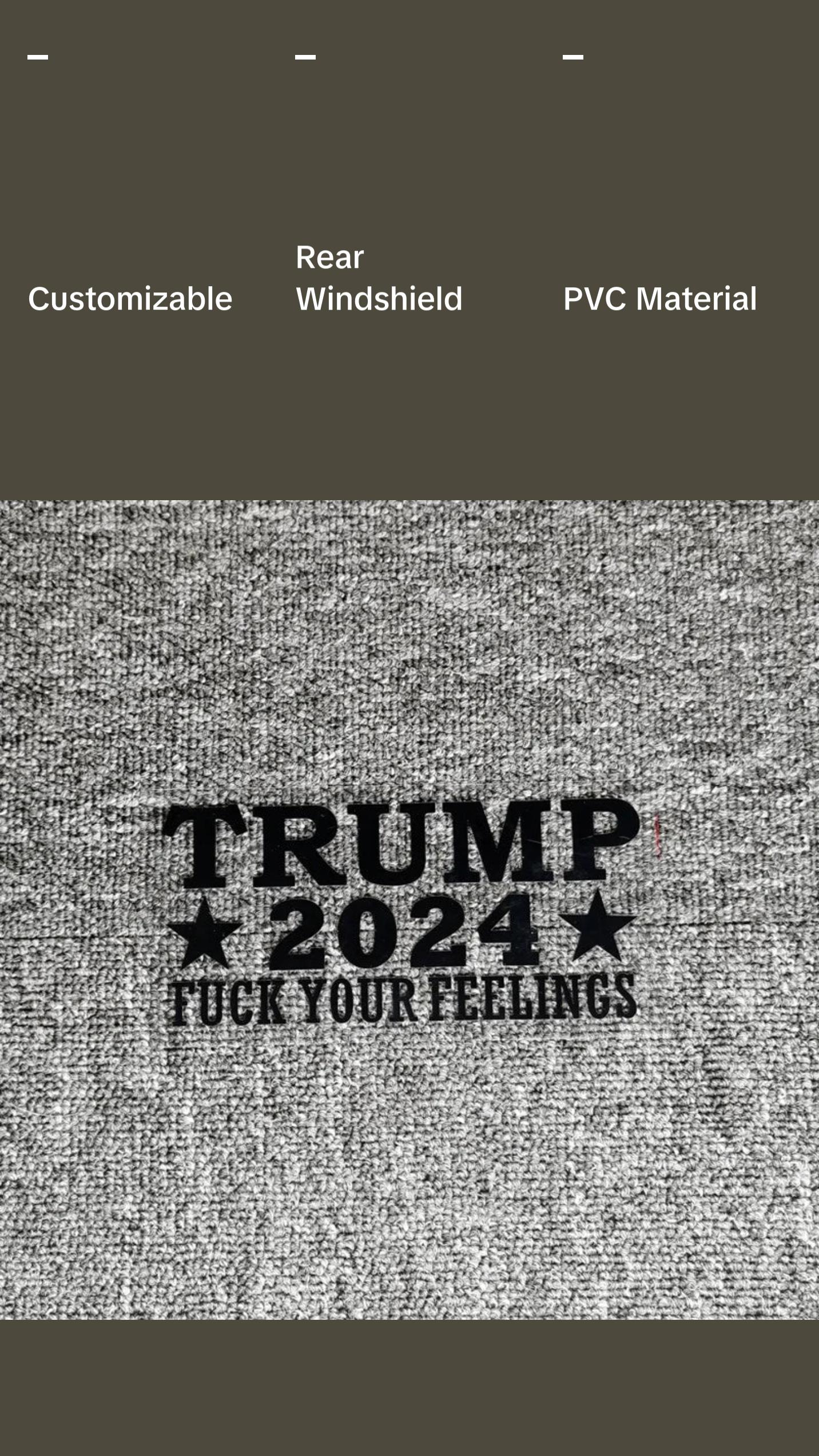 Trump 2024 Reflective Sticker