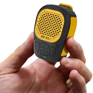 Portable Wireless, Waterproof Clip-on Design Speaker with Built-in Mic, Rechargeable Hands-free Music & Calls Speaker for Outdoor Outdoor Wireless Speakers