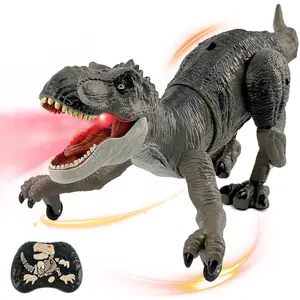 GJ X-MTS21 Remote Control Dinosaur for Boys 4-7,Robot Dinosaur Toys for Kids 5-7, rc Dinosaur with Realistic Legs & Spray Stream,t rex Toys for Kids 3 5 7 Year Old boy Birthday Gift