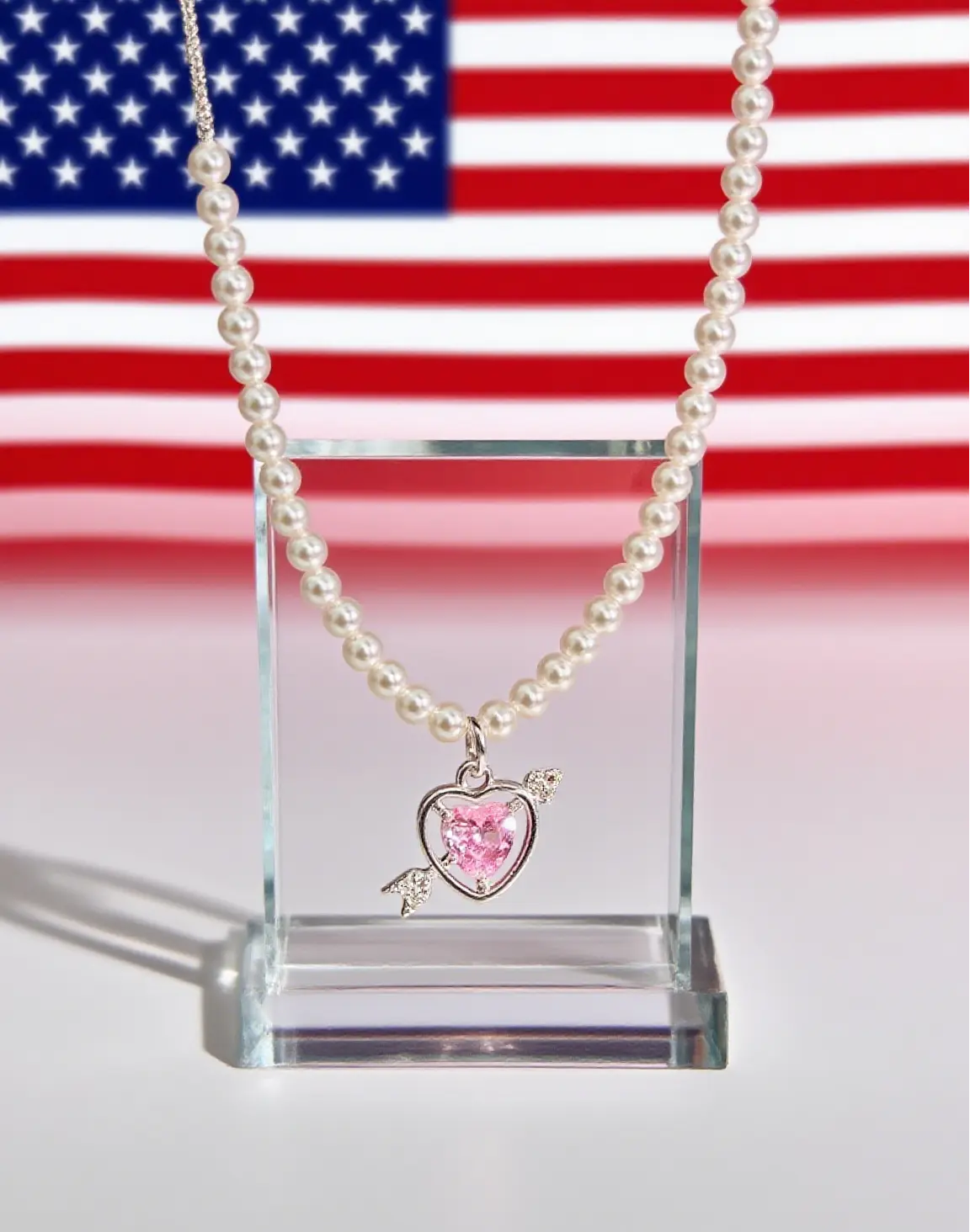 Cupid’s Arrow Heart Charm Beaded Choker | Y2K Retro Women’s Necklace, Cute Dainty Style for Gen Z, Teen Girls & Fashionistas | Perfect for Daily OOTD, Anniversary Gifting Vintage Love