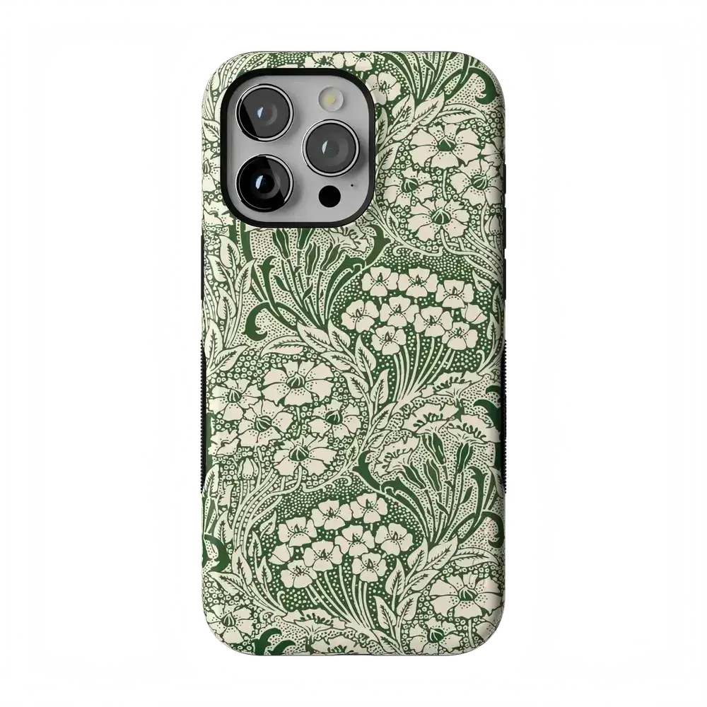 Casely iPhone 13 Pro Case | Mystic Meadow | Green Gardens | Bold Protective Design | Compatible with MagSafe