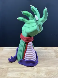 D Ball Anime Hero and Villain Inspired 3D Printed Gaming Controller Holder Stand Decorative Organizer Mount