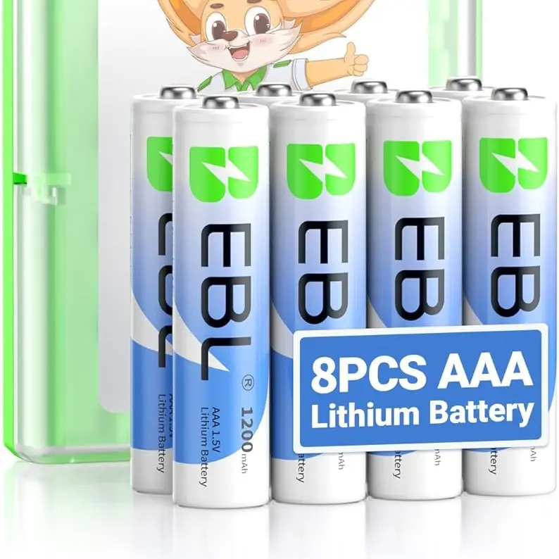 EBL AAA Batteries  1.5V Alkaline Triple A Batteries, Long-Lasting Alkaline Power for All Your Devices, 10-Year Shelf Life Non-Rechargeable Christmas Electronic