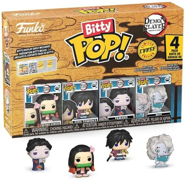 Funko Bitty POP!: Demon Slayer - Nezuko 4-pack  [COLLECTIBLES] Vinyl figurine/statue, 4 Pack, Collectible