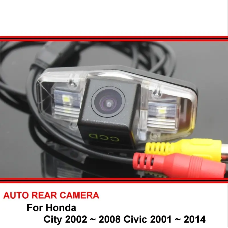 For Honda City 2002-2008 Civic 2001-2014 Night Vision  HD Car Rear View Camera CCD Reverse Backup Rearview Parking Video Camera