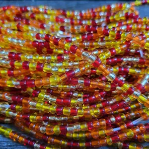 Sunset Dreams 60 inch tie on waistbeads