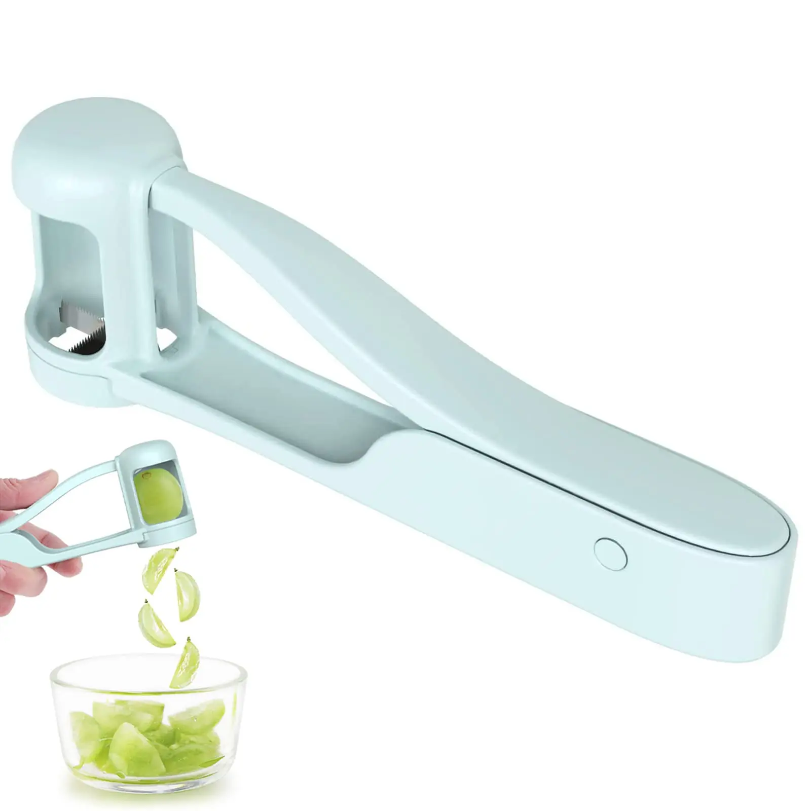 Cutter for Toddlers 1-3,Grape Slicer for Toddlers Grape Cutter Tool Cherry Tomato Strawberry Sandwich Cutter for Kids Lunch Gadget Grape Quarter