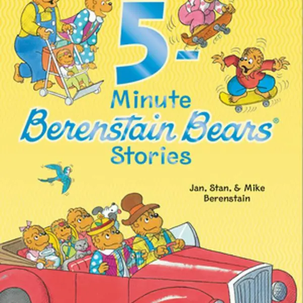 Used Hardcover Berenstain Bears 5-Minute Bedtime Stories - 12 Best-Loved Tales by Jan Berenstain, English Early Reader Kid Preschool Books for Storytime, School & Educational Office Stationery Supply