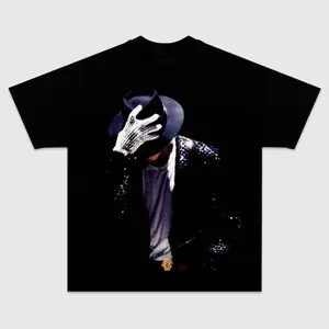 MICHAEL JACKSON TEE Vintage Graphic 90s Tee, Hip Hop Streetwear Unisex For Woman and Man Unisex Gift For Him Her, MICHAEL JACKSON Merch, Thriller Music Fans ZZB