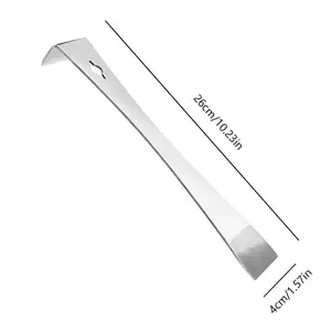 1pcs Stainless Steel Pry Bar Scraper, 10 Inch Long, Pry Tool, Scraper and Pry Bar, Metal Pry Tool, Flat Pry Bar, Long Scraper