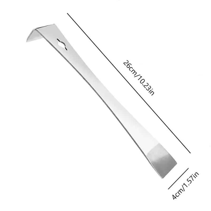 1pcs Stainless Steel Pry Bar Scraper, 10 Inch Long, Pry Tool, Scraper and Pry Bar, Metal Pry Tool, Flat Pry Bar, Long Scraper, Tough Scraper