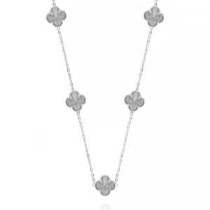 Silver Clover Necklace