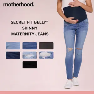 Women's Secret Fit Over the Belly Ankle Length Skinny Jeans - Motherhood Maternity