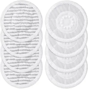 8 Pack Steam Mop Pads Compatible with Shark S7000 Series – Reusable Microfiber Cleaning Refills