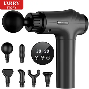 Mini Massage Gun (X7) - Deep Tissue Massage Gun for for Knee Foot Neck Back with 6 Massage Head & 30 Speed, Portable Muscle Massagers, Massager Device, Perfect Gift