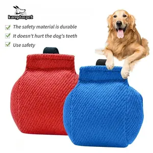 Small and medium-sized dog interactive tear-resistant bite bag pet toy dog throwing molar interactive training toy