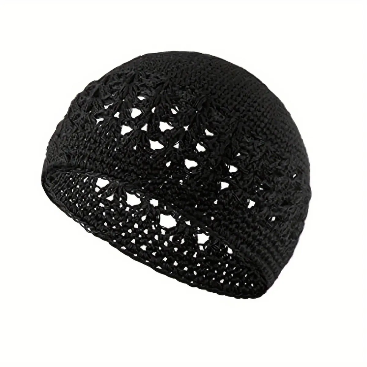 Knitted Muslim Hat, Breathable Crochet Scarf, Knit Hats, Breathable Outdoor Headwear, Perfect for Outdoor Activities, Ideal for Ramadan & Festivals, Great Gift for Family & Friends