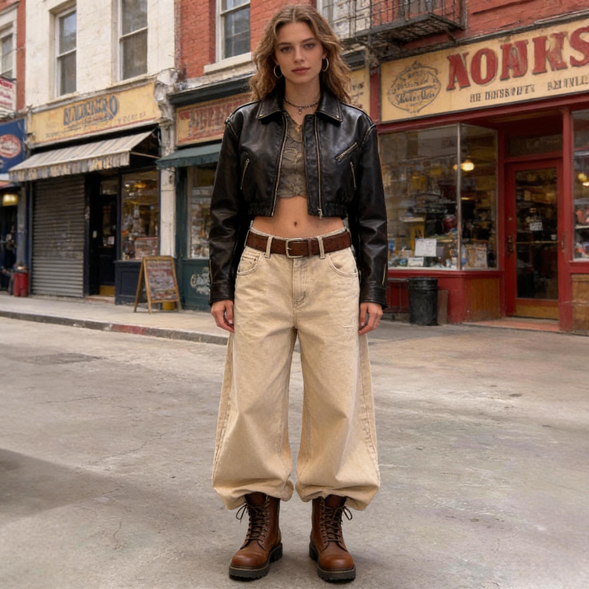 Beige Y2K Wide Leg Baggy Pants, Love You Embroidered Star Patch Cargo Trousers, Vintage High Waisted Casual Streetwear, Oversized Loose Fit Denim Jeans for Women, 2000s Aesthetic Fashion