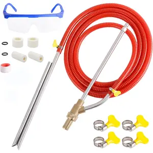 Washer Sandblasting Kit,Sand blaster for  washer with Replacement Nozzle Tips,Protect Glasses,1/4 Inch Quick Disconnect 5000 PSI for Abrasive Cleaning
