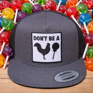 Yupoong Snapback Hat - Don't Be A C*ck Sucker Design with Yupoong Branding for Casual Outings mens hats