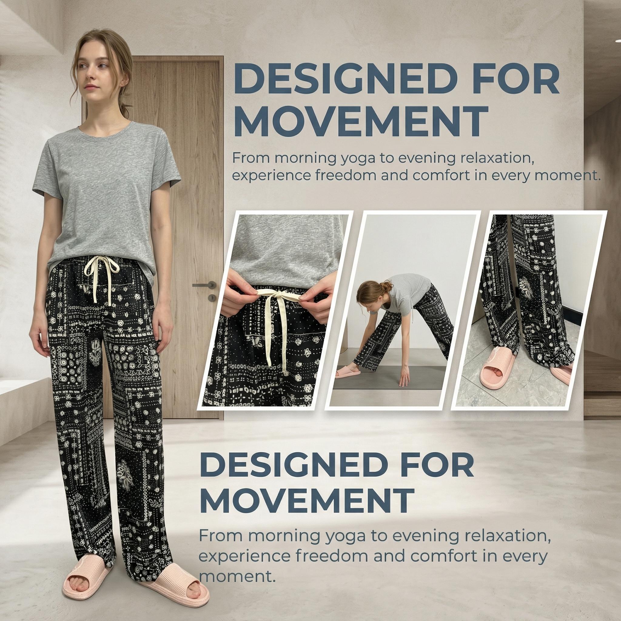 Women's Casual Wide Leg Sport Pants, Casual Sporty Trousers, Perfect Choice for Spring & Summer, Comfortable Fashion Design, Ideal for Daily Wear