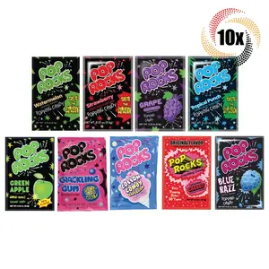 10x Packs Pop Rocks Variety Flavor Popping Candy .33oz ( Mix & Match Flavors! ) Snack Bonbon