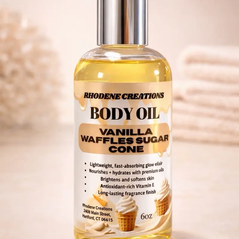 Vanilla Waffle Sugar Cone Scented Body Oil