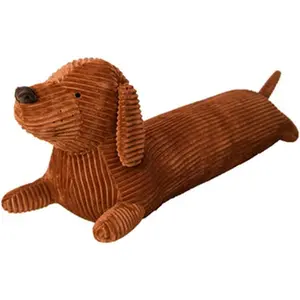 Dachshund  Plush Hug Pillow Soft Durable Stuffed Throw Cushion Dachshund  Hug Pillow for Sofa Chair Home Decoration Gifts for  (19.6inches)
