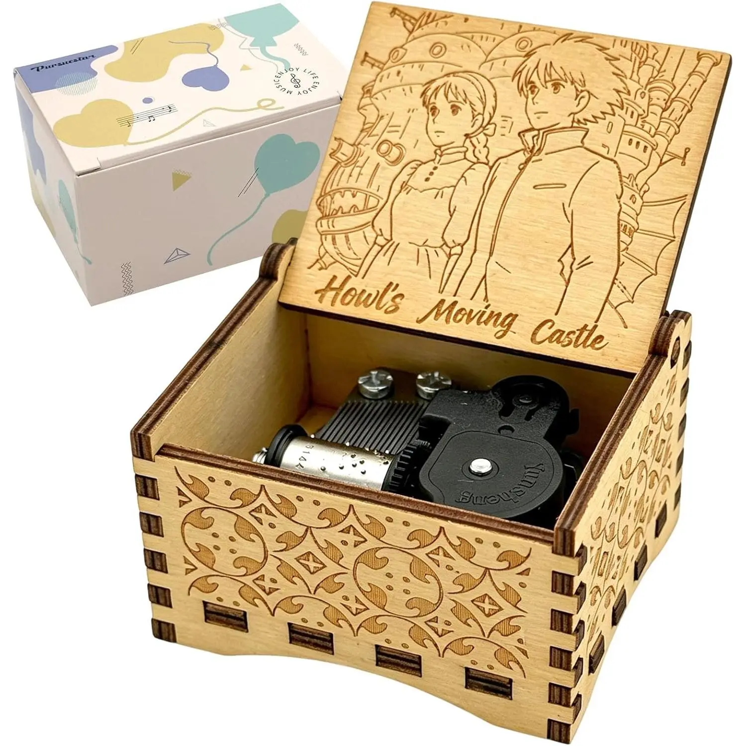 studio ghibli wooden box - TikTok Shop