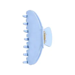 OideGuiing Durable Acetate Hair Clips - 4-Inch Sequin Blue Claw Clips for Fine and Thick Hair (Sequin Blue)