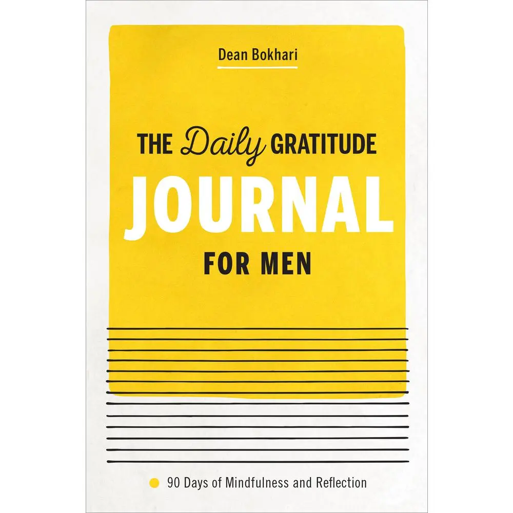 Used Guided Journal - The Daily Gratitude Journal for Men: 90 Days of Mindfulness and Reflection by Dean Bokhari (Paperback, English) - Journaling Notebooks