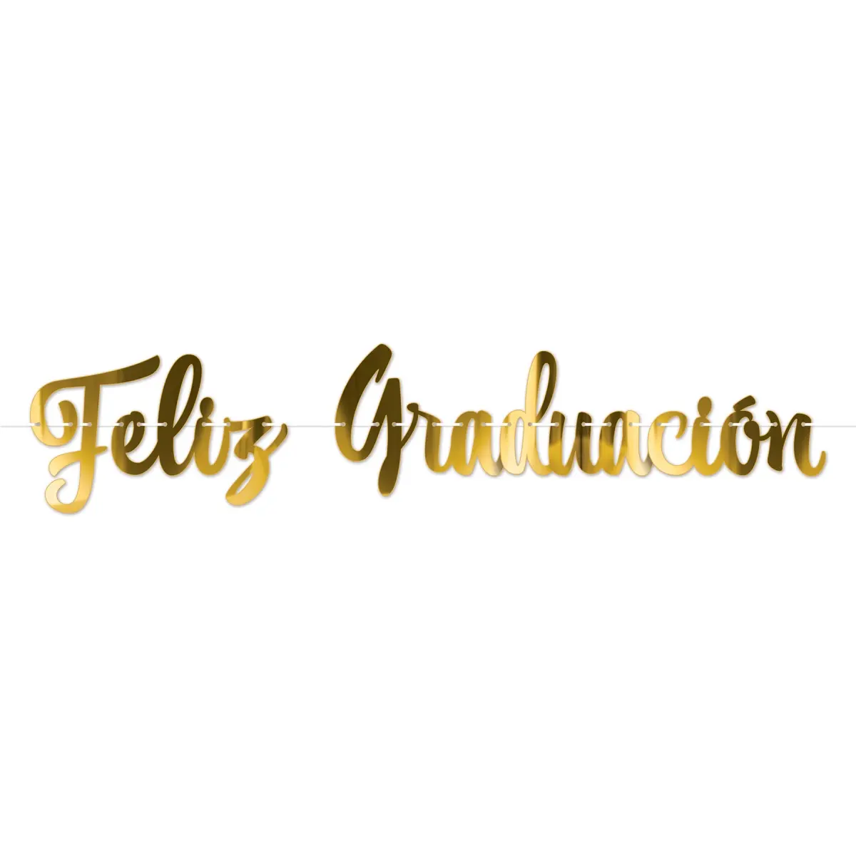 Beistle Foil Graduation Streamer, 11 x 4 ft 3 in, Festive Party Decor - Pack of 12 (Model 58314)