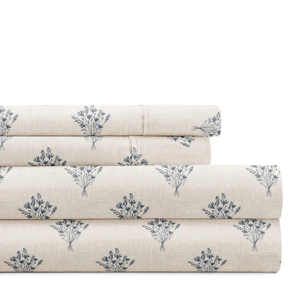 Floral Bouquet 4-Piece Pattern Sheet Set Floral Bouquet 4-Piece Pattern Sheet Set