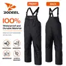 【RODEEL】717 Waterproof Bib Overalls Men Durable Rainwear with Adjustable Suspenders and Big Chest Pocket Relaxed Fit Pants Workwear for Outdoor Fishing Boating Construction Landscaping Gardening Workwear SummerWins