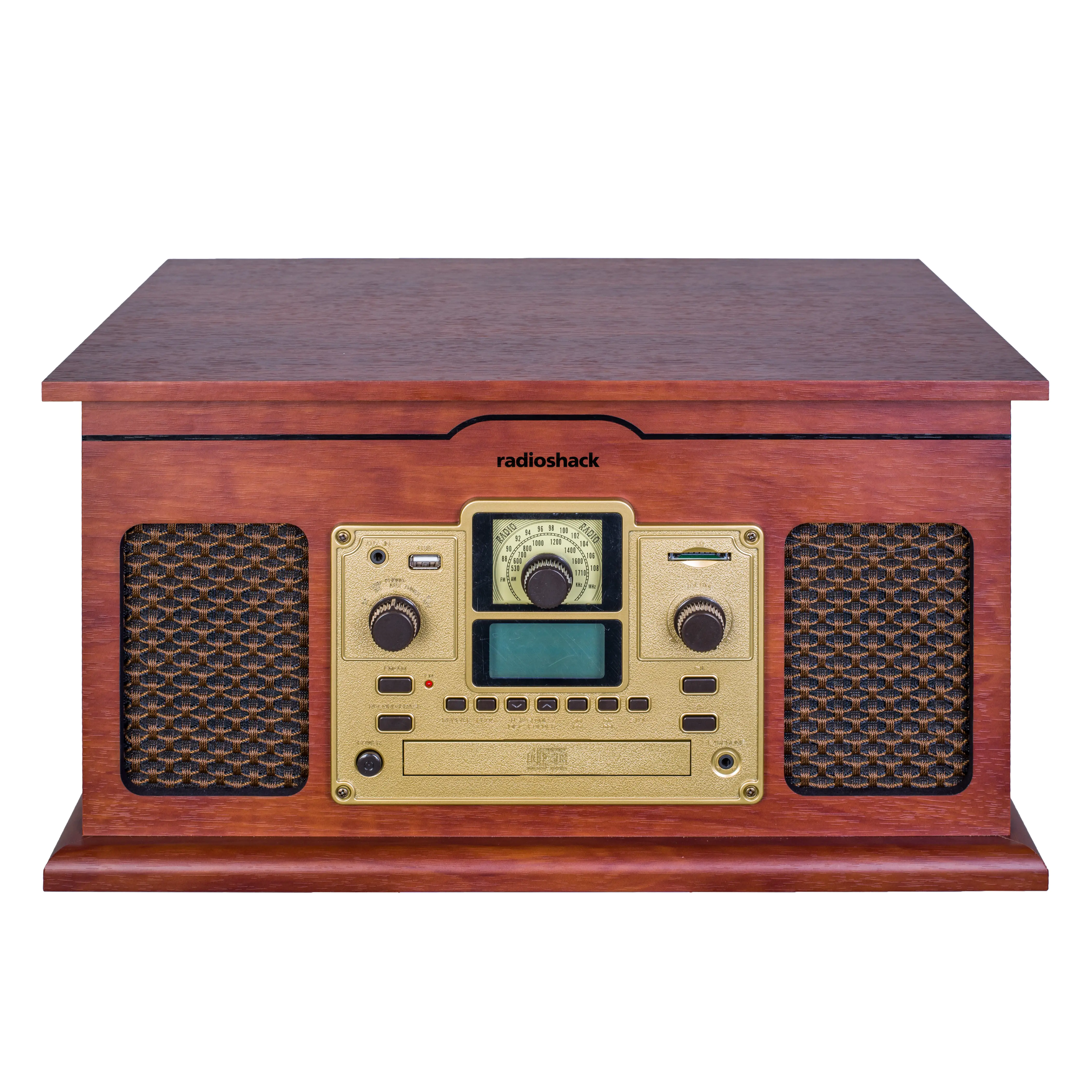 RadioShack Vintage Turntable with Bluetooth and FM Radio – 4001791