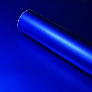 High Quality Matte Satin Metallic Chrome Blue Vinyl Wrap Satin Metallic Car Wrapping Sticker Film Car Decals Bubble Free Auto Internal External Decal Sticker For Cars Truck Decal DIY Decal Film