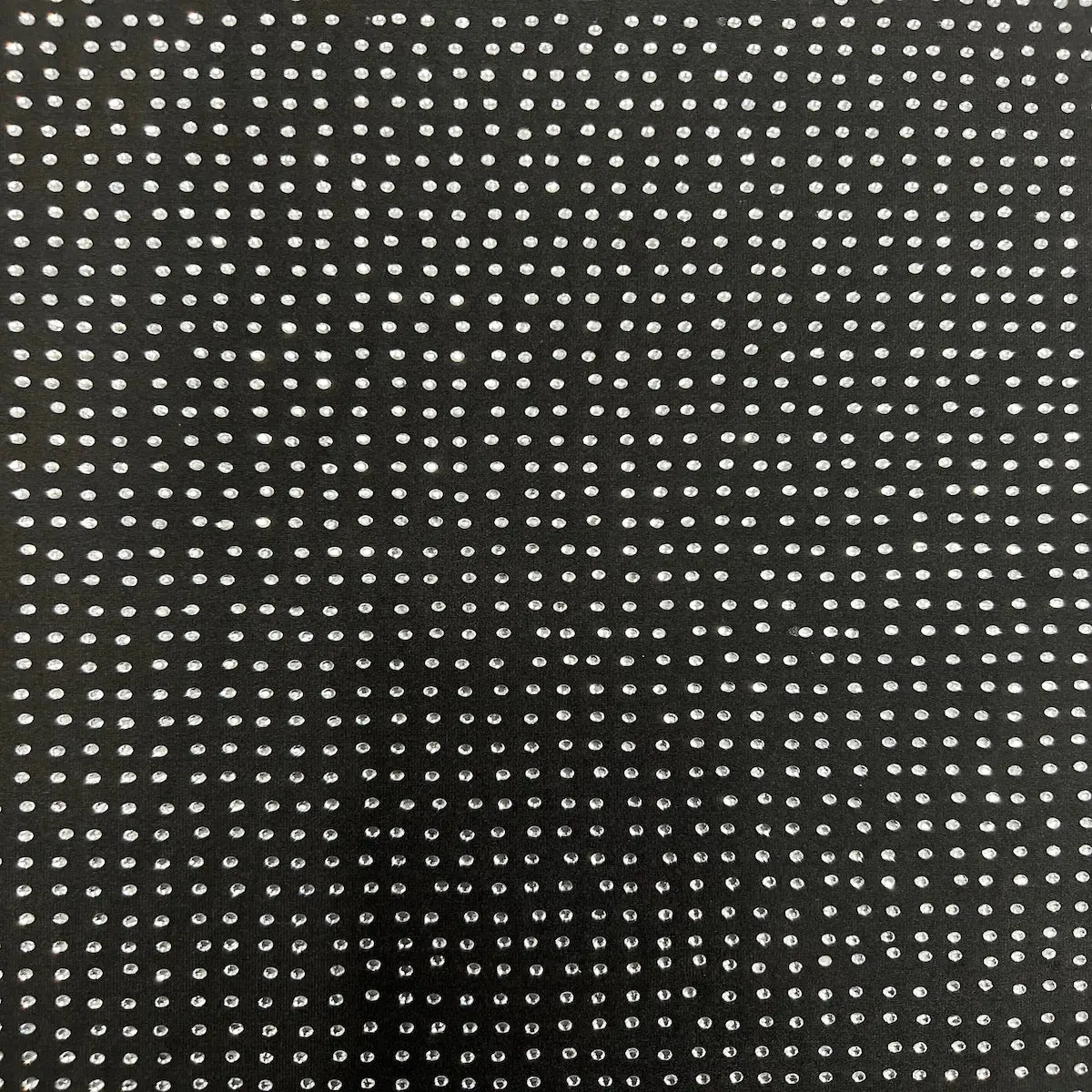 Iridescent AB Rhinestone Spandex Fabric