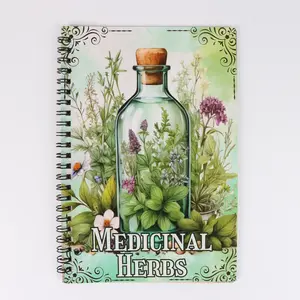 Plant Herbalism Notebook, Natural Therapy and Plant Tracking Herb Spiral Journal, Ideal for Botanical Enthusiasts and Nature Lovers