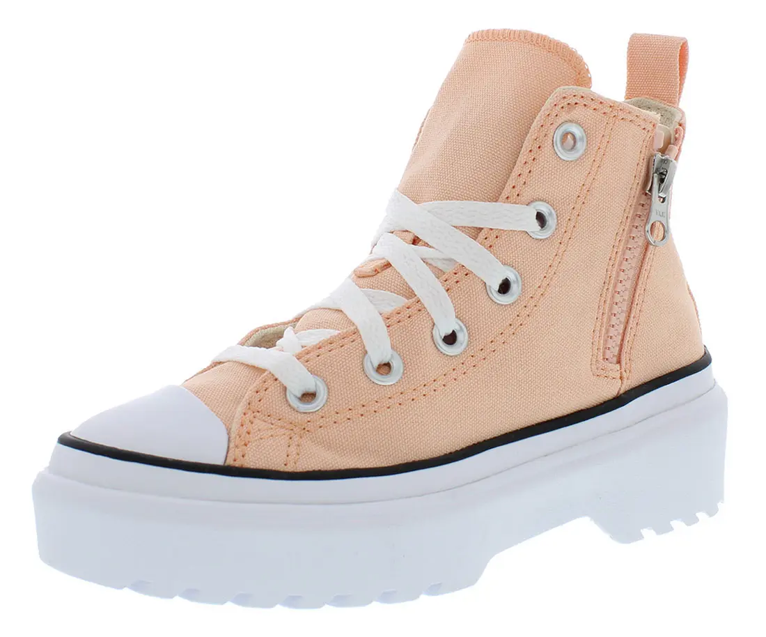 Converse Chuck Taylor All Star Lugged Lift High Top Kids' Sport Shoes - Kids Sizes, Lug Sole Design for Girls' Sports & Outdoor Activities, Round Toe, Laces, Synthetic, Sportswear, All Seasons