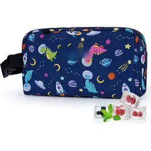 SQ-LBK005 Small Cooler Bag Freezable Lunch Bag for Work School Travel,Leak-proof Small Insulated Bag For Kids/Adults,Freezer Lunch Bags,Freezable Snack Bag,Mini Lunch Bag Fit For Yogurt