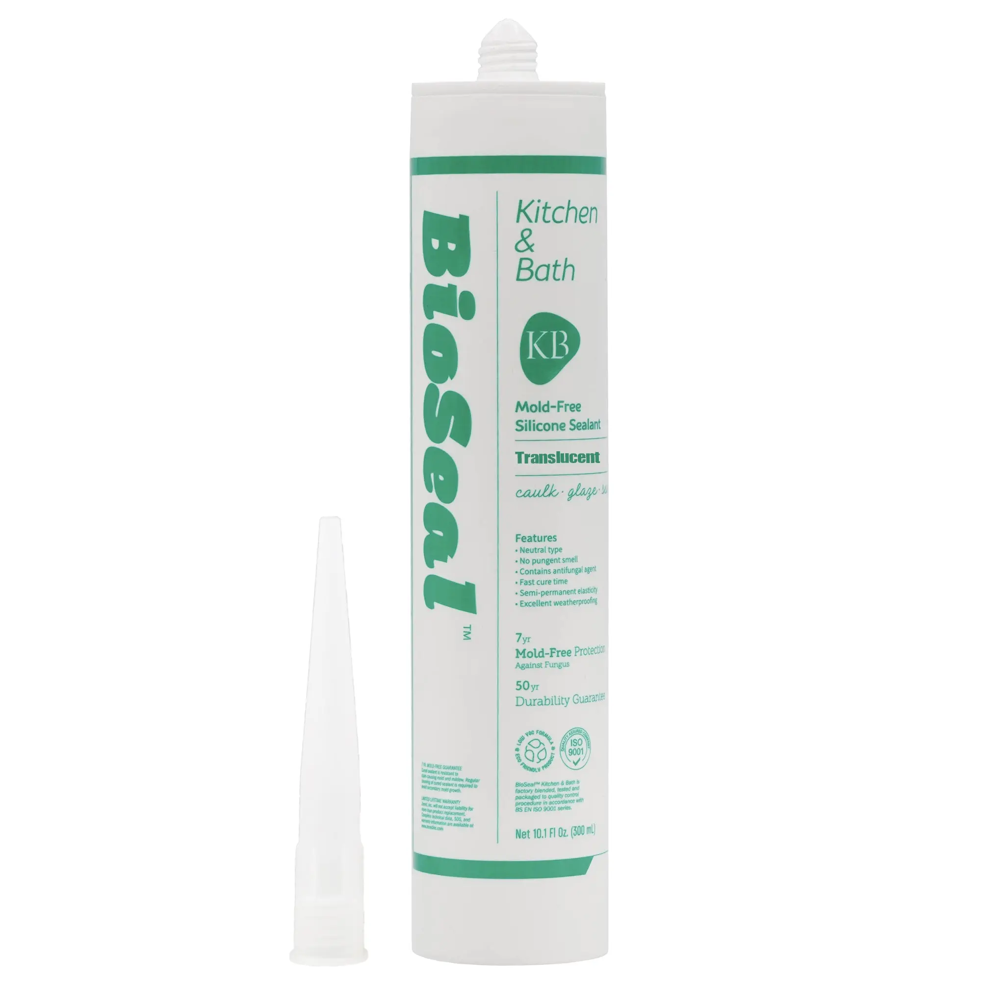 Translucent Kitchen & Bath BioSeal Silicone Caulk & Sealant