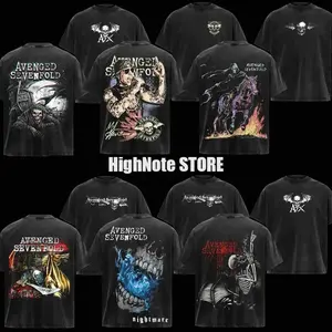 [Collection] ReTro Avenged Sevenfold Band T-Shirt , A7X T-shirt , Rock Band Shirt , Washed Oversized T-Shirt , Rock Band Shirt, Retro Music Tee, Rock Music Lover Shirt, Vintage Band Shirts Casual Fabric Fit Top , Top Men's and Women's Clothing A16